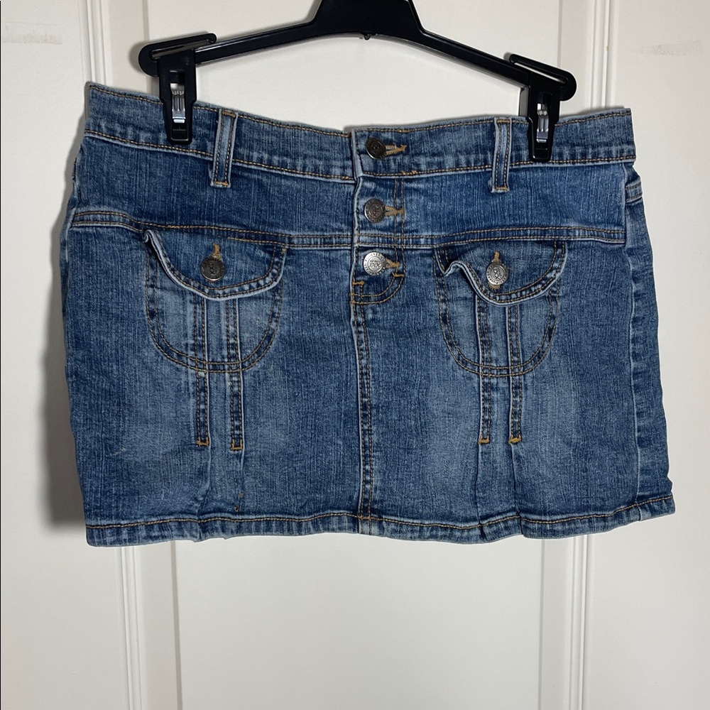Forever 21 Indigo Denim Mini Skirt